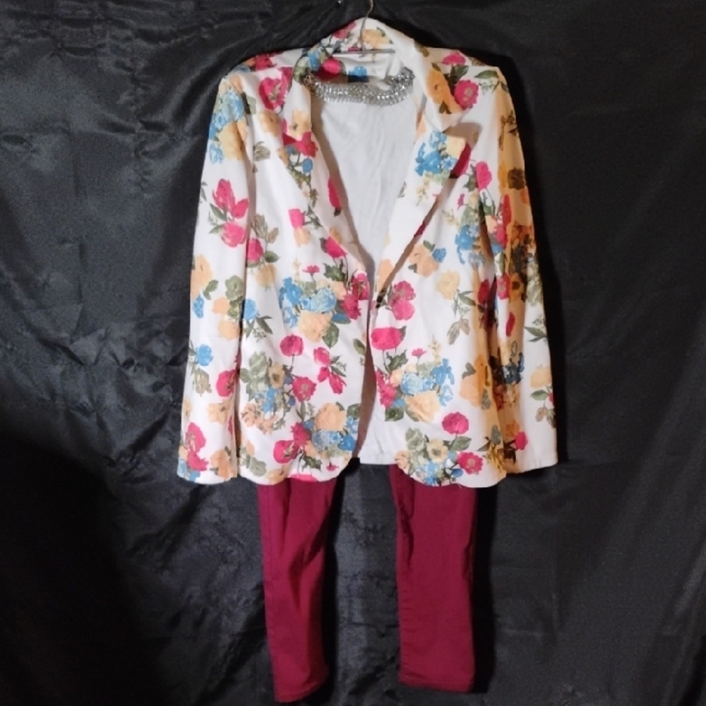 Floral Blazer